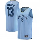 Camiseta Jaren Jackson Jr 13 Memphis Grizzlies Statement Edition Azul Hombre